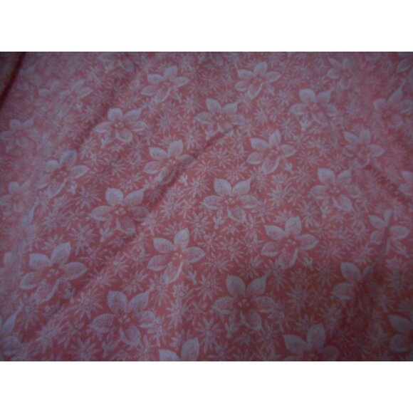 Orange white Floral Scrub Top Medical Uniform - Picture 3 of 4